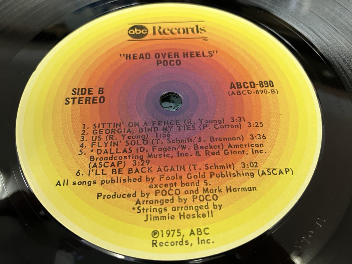 Poco★中古LP/USオリジナル盤「ポコ～Head Over Heels」カット盤_画像5