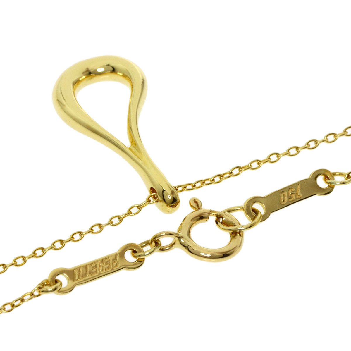 TIFFANY&Co. ティファニー オープンティアドロップ ネックレス K18