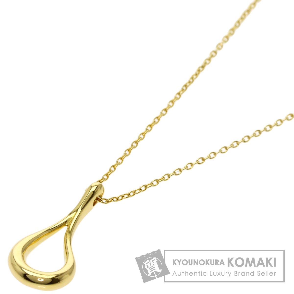 TIFFANY&Co. ティファニー オープンティアドロップ ネックレス K18