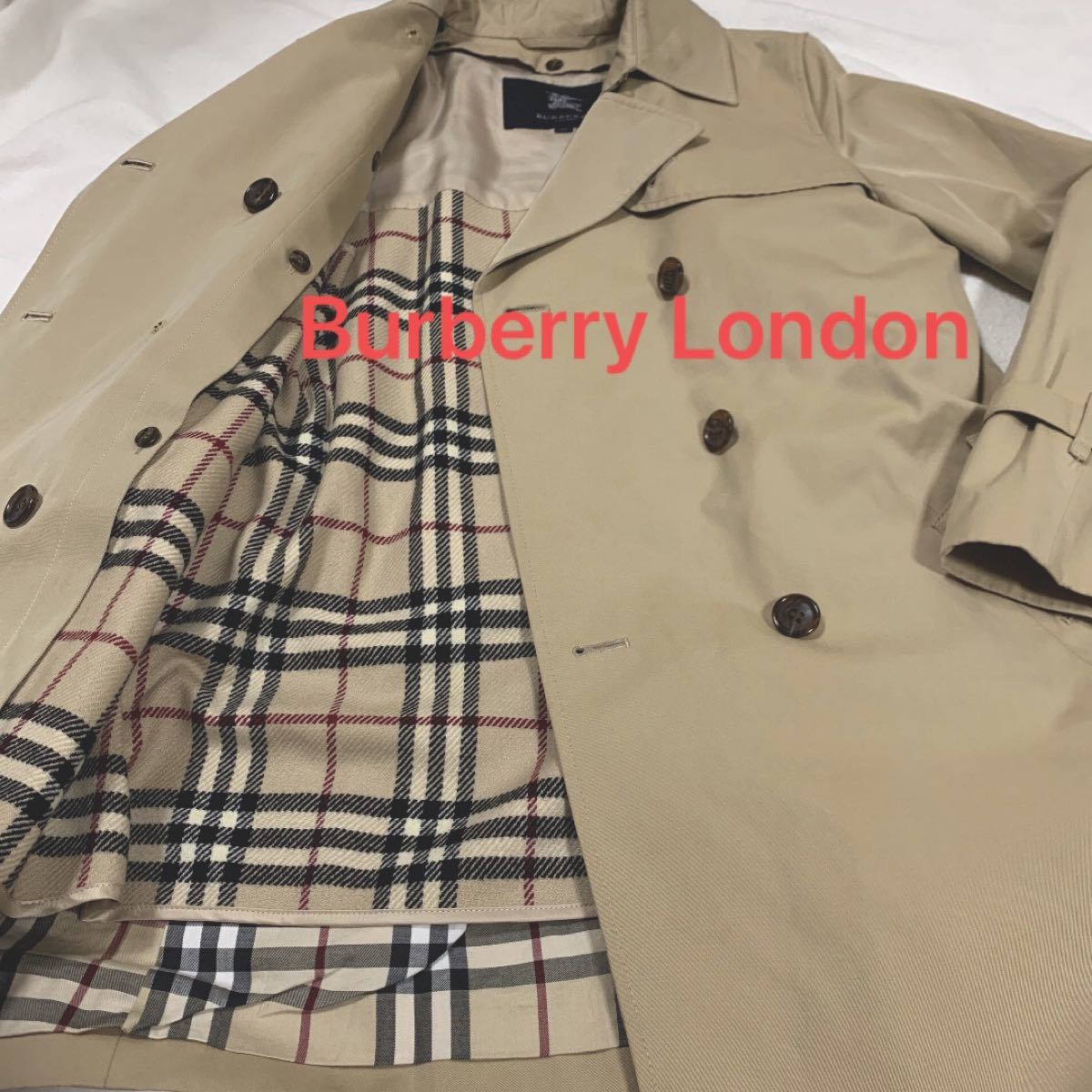 Burberry London トレンチコート ベージュ ライナー付き