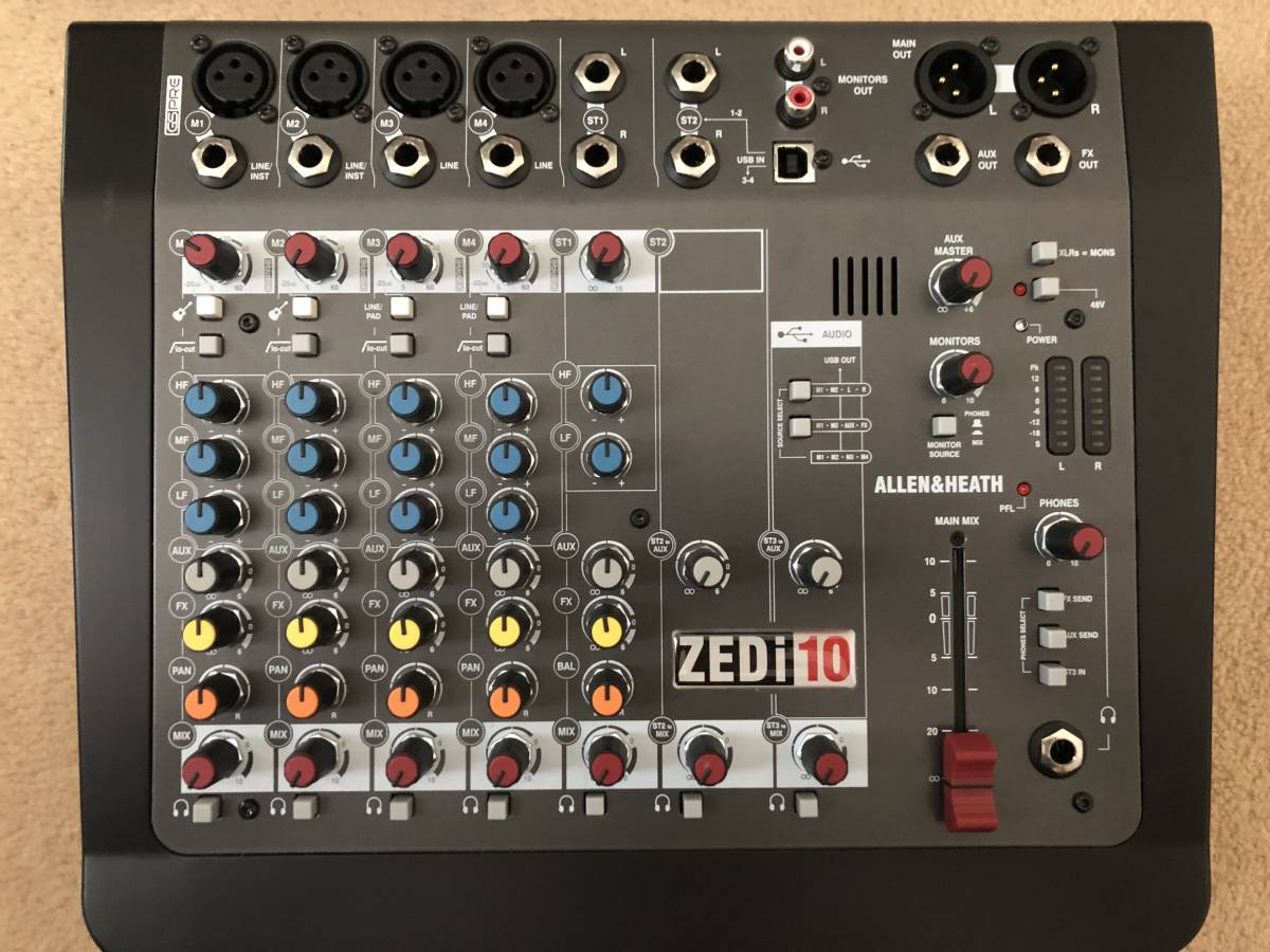 ネイビーシー Allen & Heath ZED-60-10FX アナログミキサー with FX