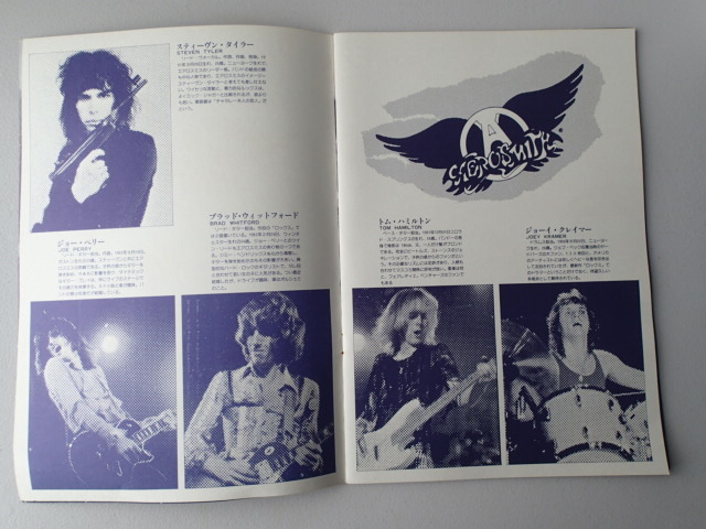 AEROSMITH エアロスミス　初来日コンサート　会場限定パンフレット　1977年_画像4