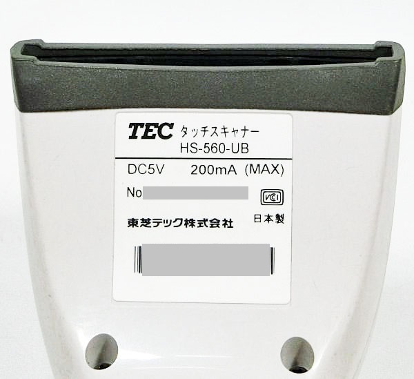 TEC タッチスキャナー HS-560-UB USB ■■■の画像4