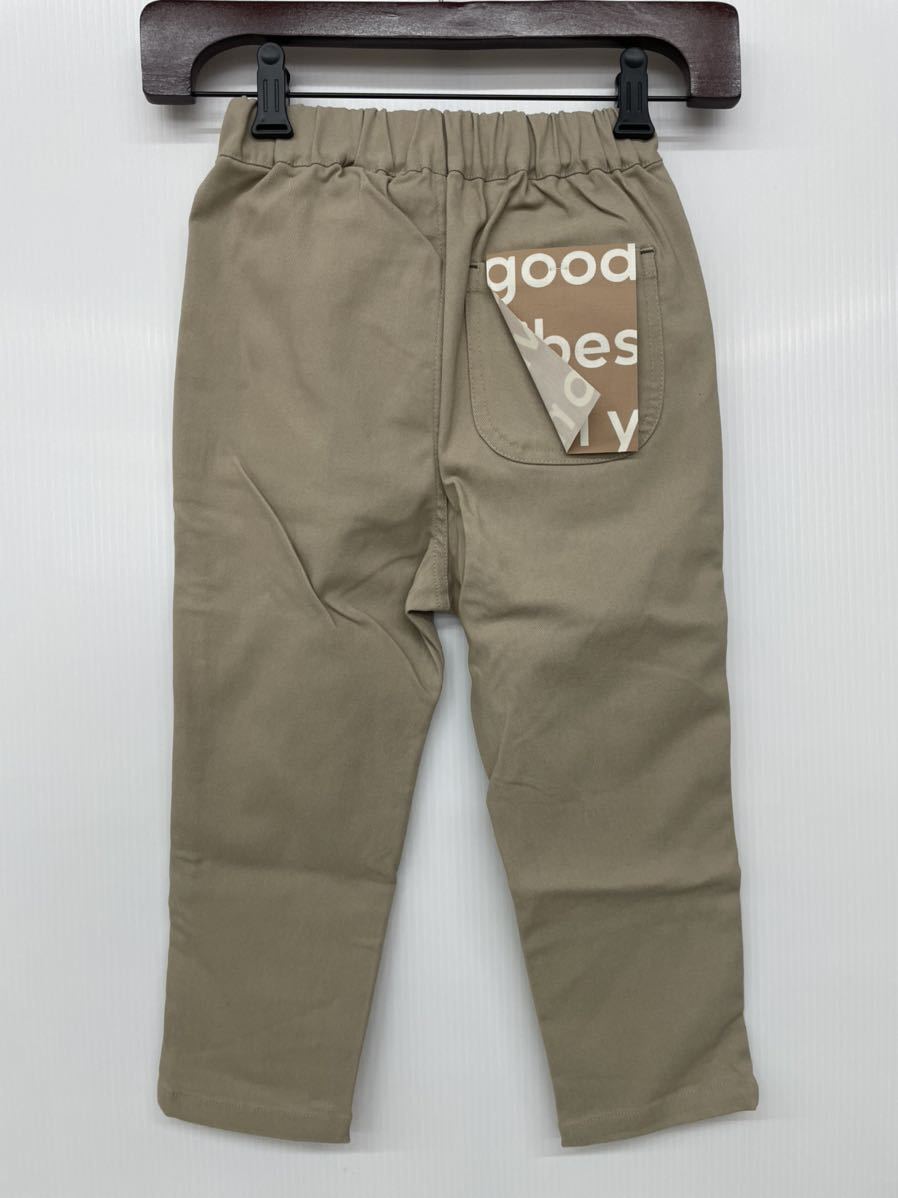  новый товар #good vibes only Kids брюки 110 бежевый длинные брюки casual простой 