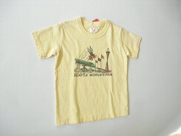 キッズ・Ｔシャツ/SEATTLE WORLD'S FAIR（WAREHOUSE） ウエアハウス　絶版品　世界万博　＠在庫サイズ（110）　希少　デッドストック　新品_画像5