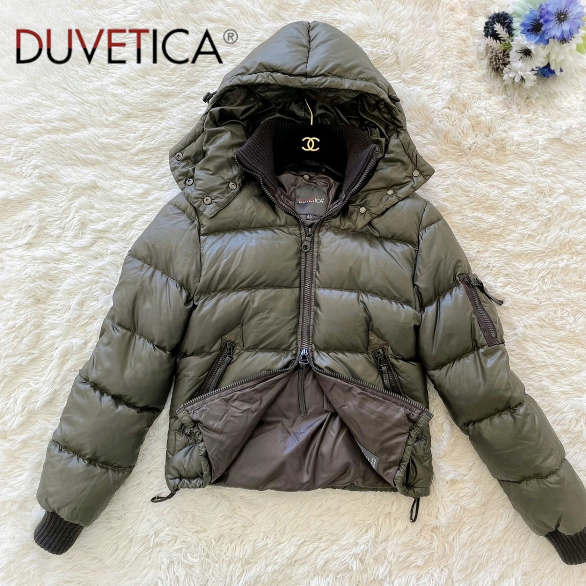 美品 DUVETICA デュベティカ ダウンジャケット cinzia 40｜PayPayフリマ