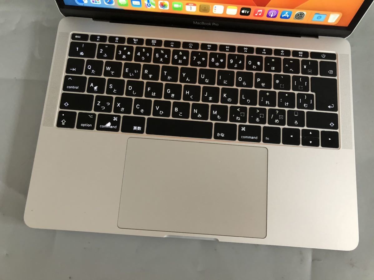 JXJK2221【ジャンク】Apple MacBook Pro 14.1(13インチ, 2017, Thunderbolt 3ポートx 2) A1708 EMC3164/core i5 2.30GHz/メモリ:8GB/256GB_画像2