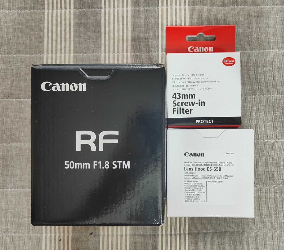 www.cmvinea.pl - Canon RF50mm F1.8 STM ES-65B レンズフィルター付き