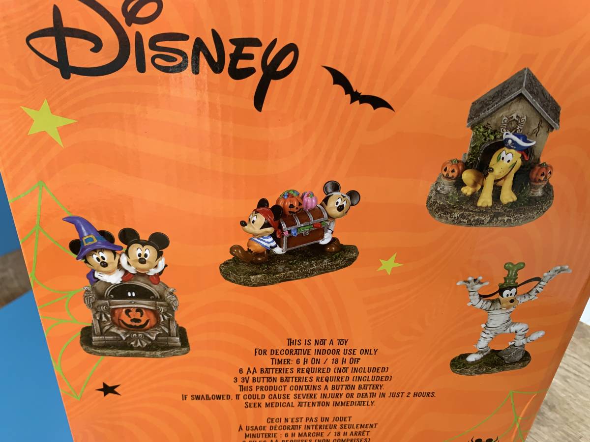 costco コストコ Disney Halloween ディズニー 　12ピースセット　ハロウィンヴィレッジ　ミッキーマウス/ハロウィン飾り_画像4