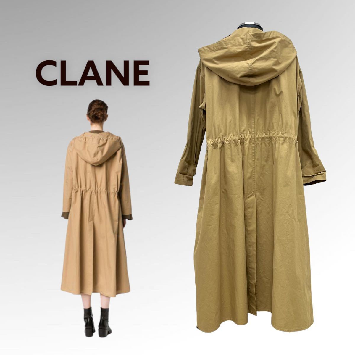 定価42,900円 CLANE クラネ OVER LONG MODS COAT オーバーロングモッズコート レディース 12101-0151