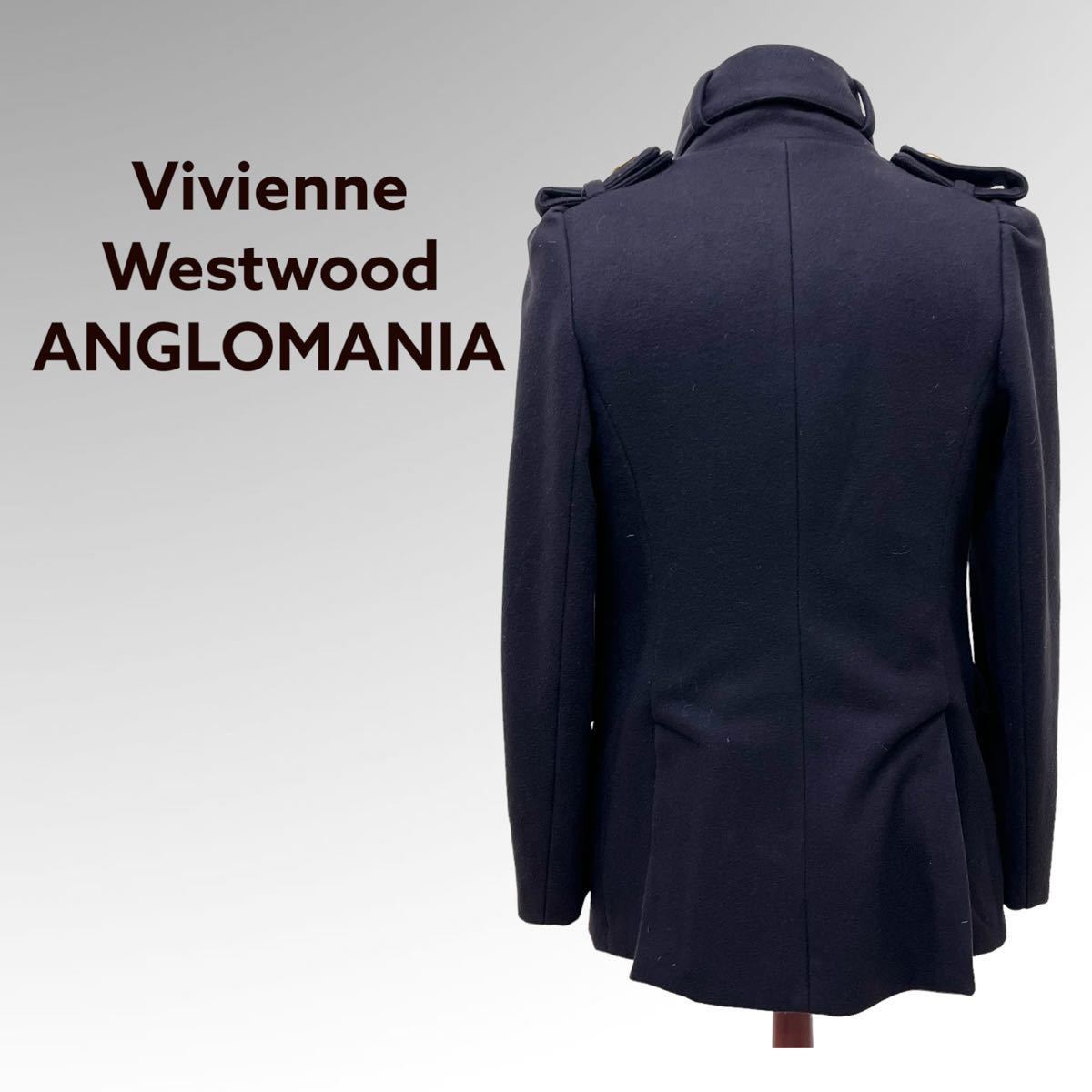 Vivianne Westwood ANGLOMANIA ヴィヴィアンウエストウッド アングロマニア オーブボタン ウール混 ナポレオンコート レディース 05101M