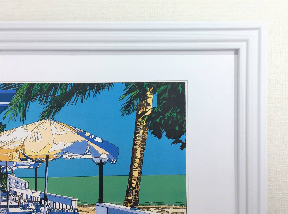 Yahoo!オークション - 鈴木英人 A4タイプ額入り 1991『SEA SIDE Yahoo!オークション - 鈴木英人 A4タイプ額入り 1991『SEA SIDE