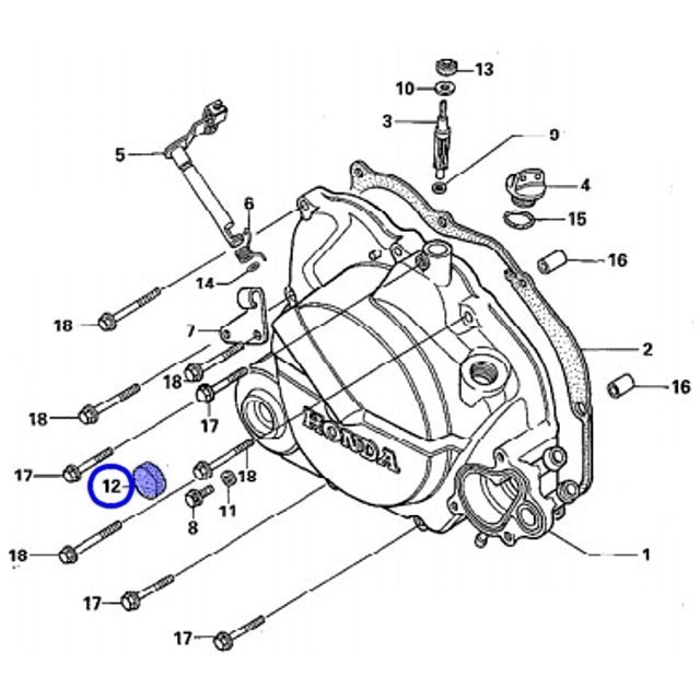 ホンダ純正 NSR50 キック&オイルポンプ用 プラグシール 2個セット