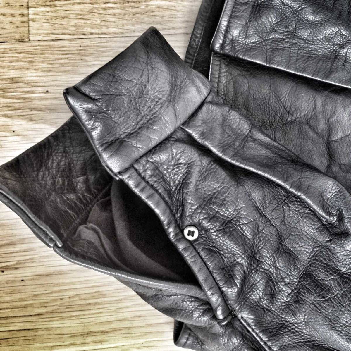 希少 美品 初期 CDIEM カルペディエム leather shirt レザーシャツ m_moriabc LMaltieri アルティエリ_画像6