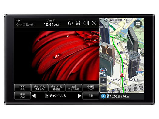 フルセグ8インチナビPIXYDA PNM88F 2024.7月まで無料地図更新可能_画像1