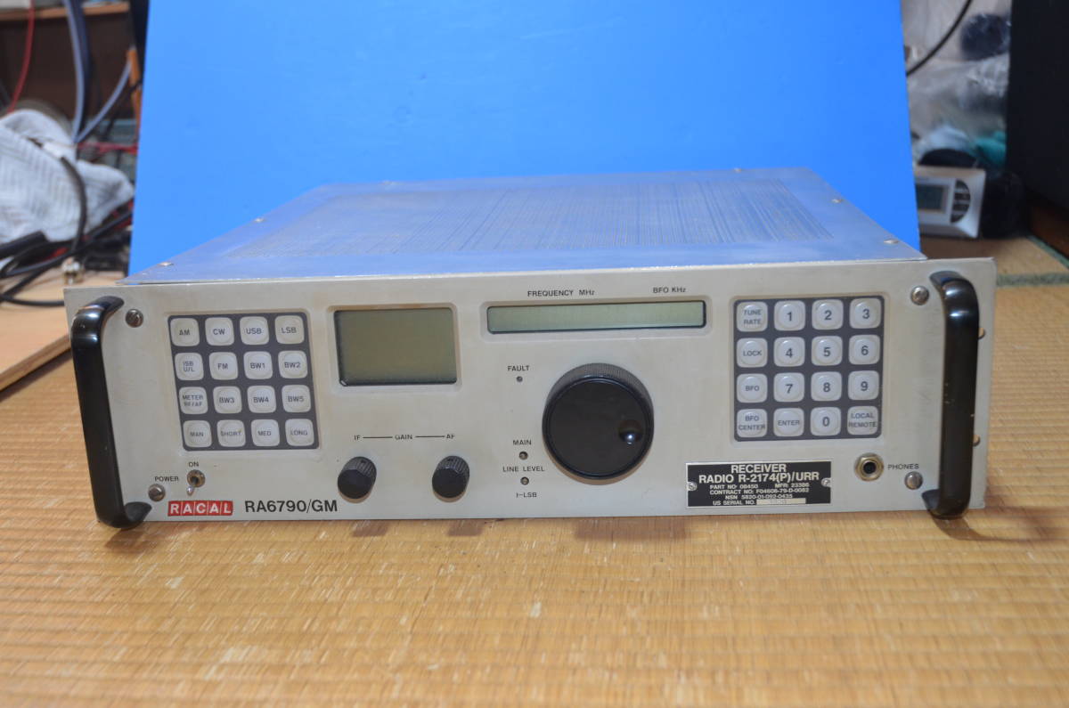 RACAL RA6790/GM HF RECEIVER 受信機 Yahoo!オークション - RACAL RA6790/GM HF受信機のジャック品