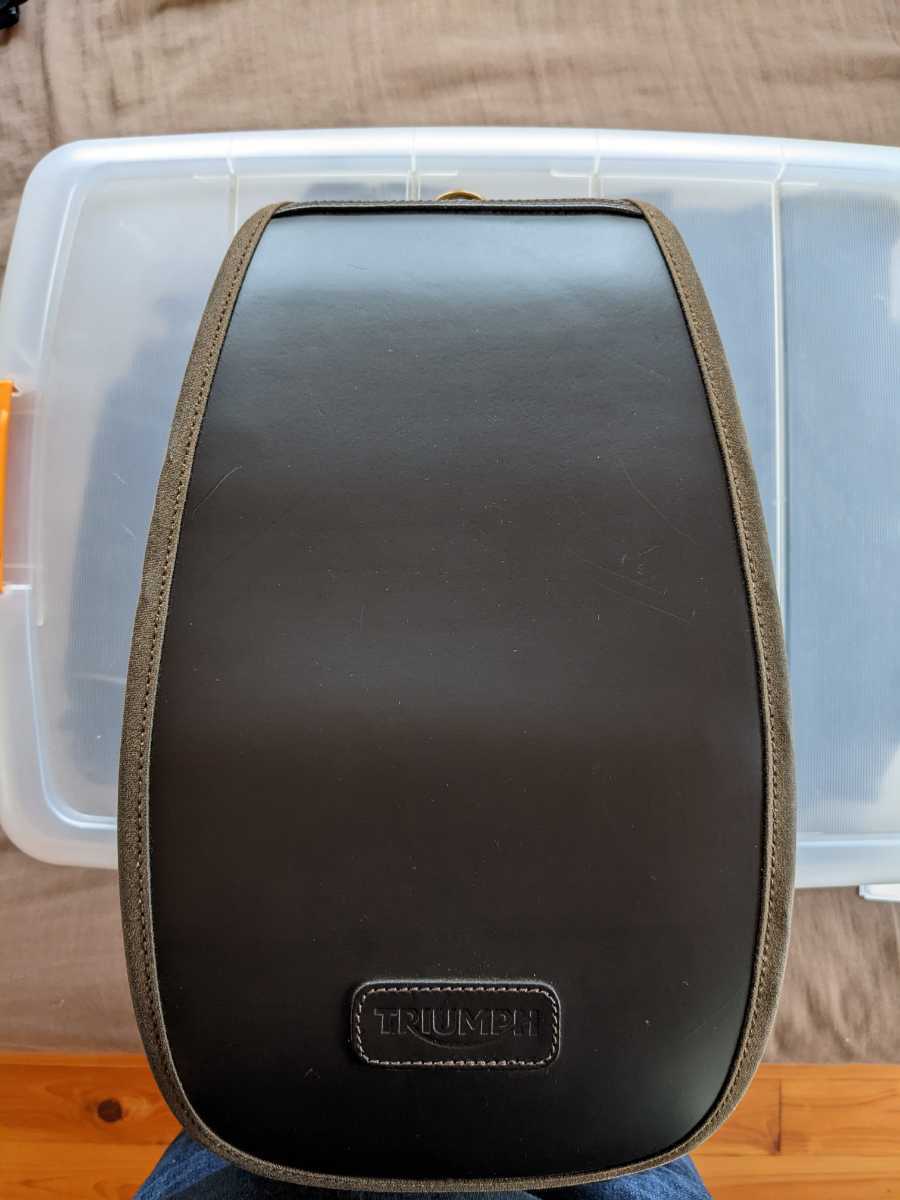 トライアンフ ワックスコットン タンクバッグ ストリートツイン カップ