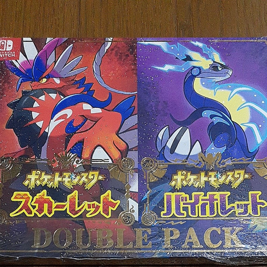 ポケモン スカーレット バイオレット ダブルパック 新品未開封 カード2枚付き