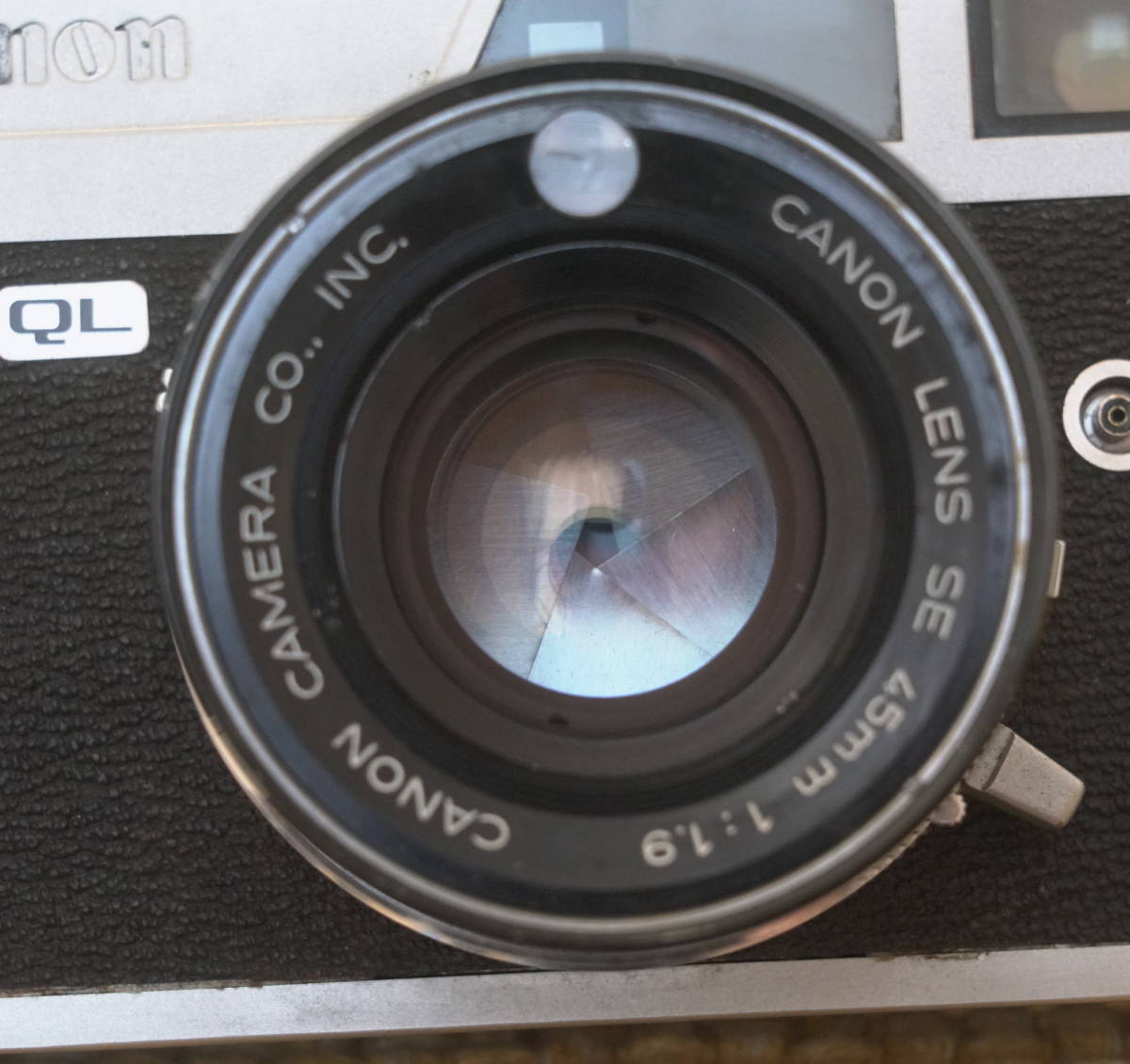 ジャンク品 Canon Canonet QL19 キャノン キャノネット レンジファインダー フィルムカメラ