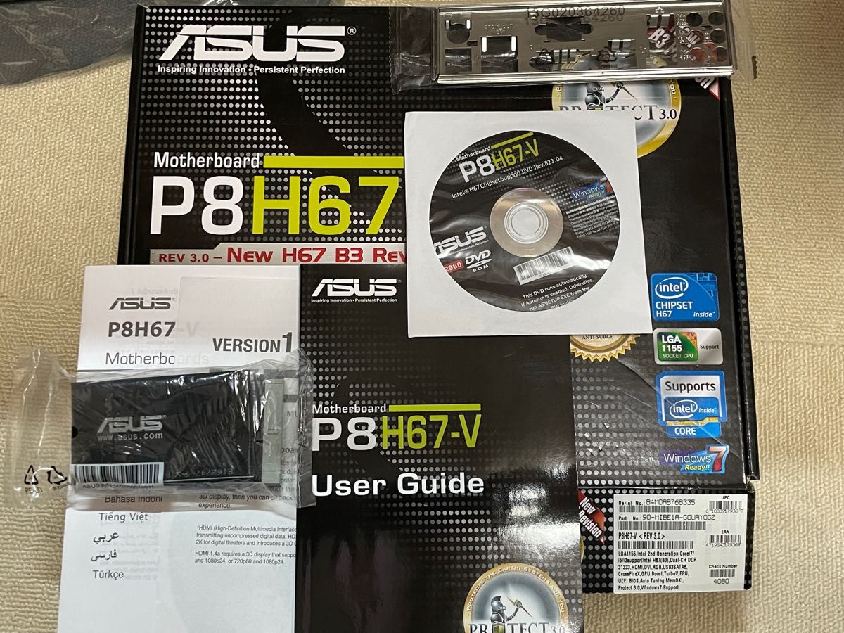 ASUS P8H67-V (REV 3.0) LGA 1155 Intel H67 HDMI SATA 6Gb/s