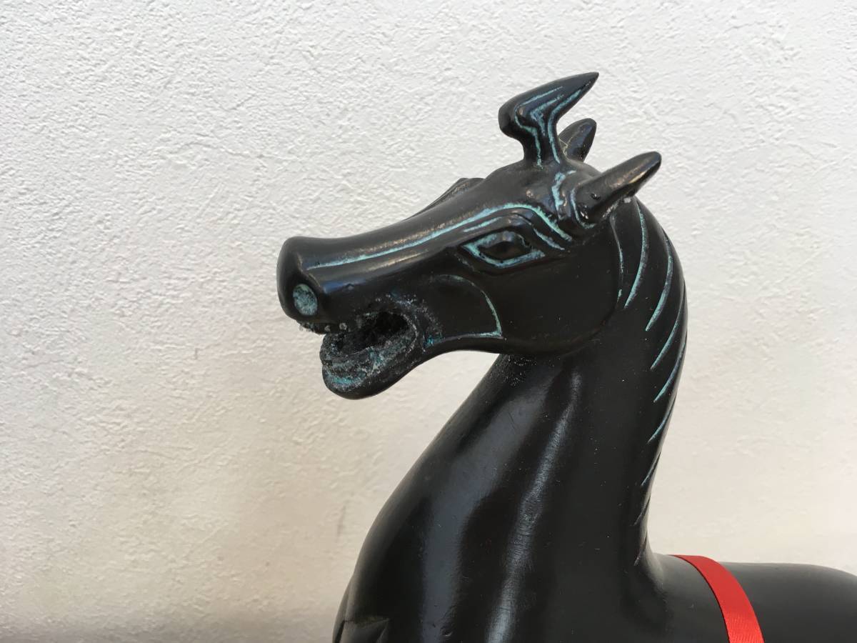 馬踏飛燕》金属工芸中国青銅器馬置物銅オブジェ陶芸品東洋美術彫刻送料