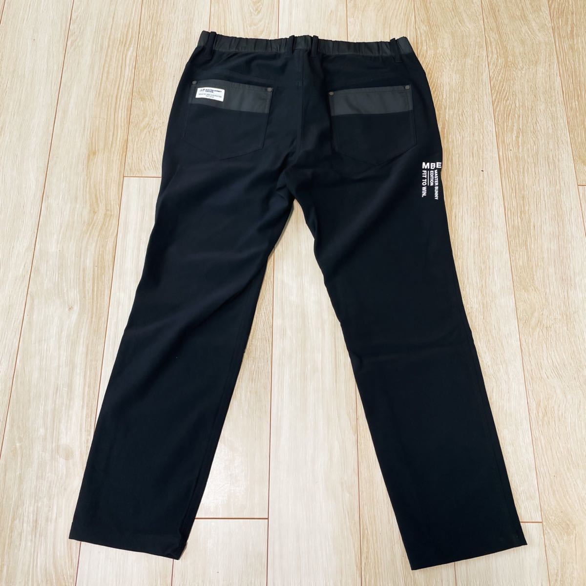 新品 マスターバニー パンツ 7 メンズ ブラック 大きいサイズ XXL パーリーゲイツ マスターバニーエディション 正規品