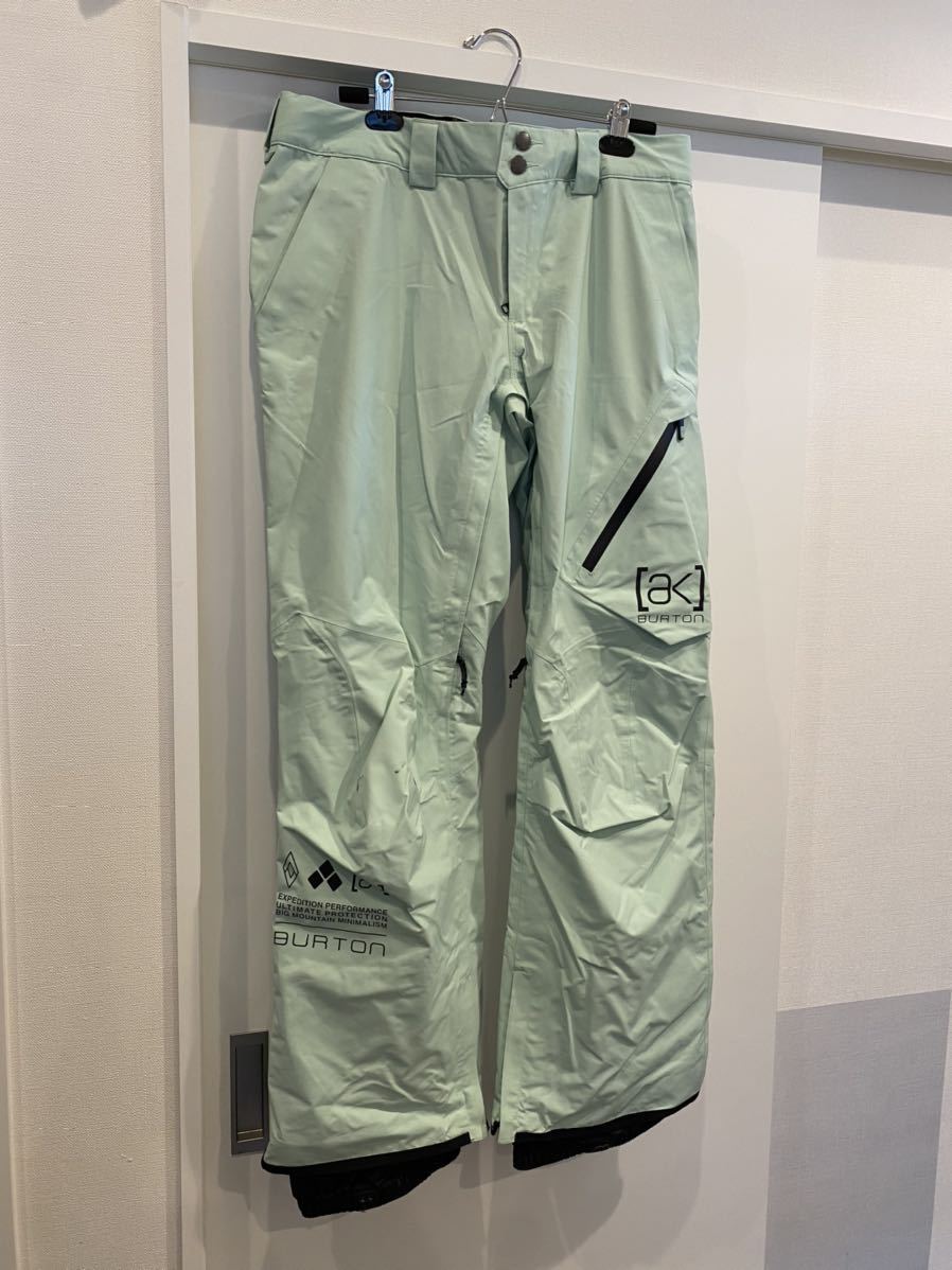 Burton AK gore-tex cyclic pants 2021 - faded jade - size M