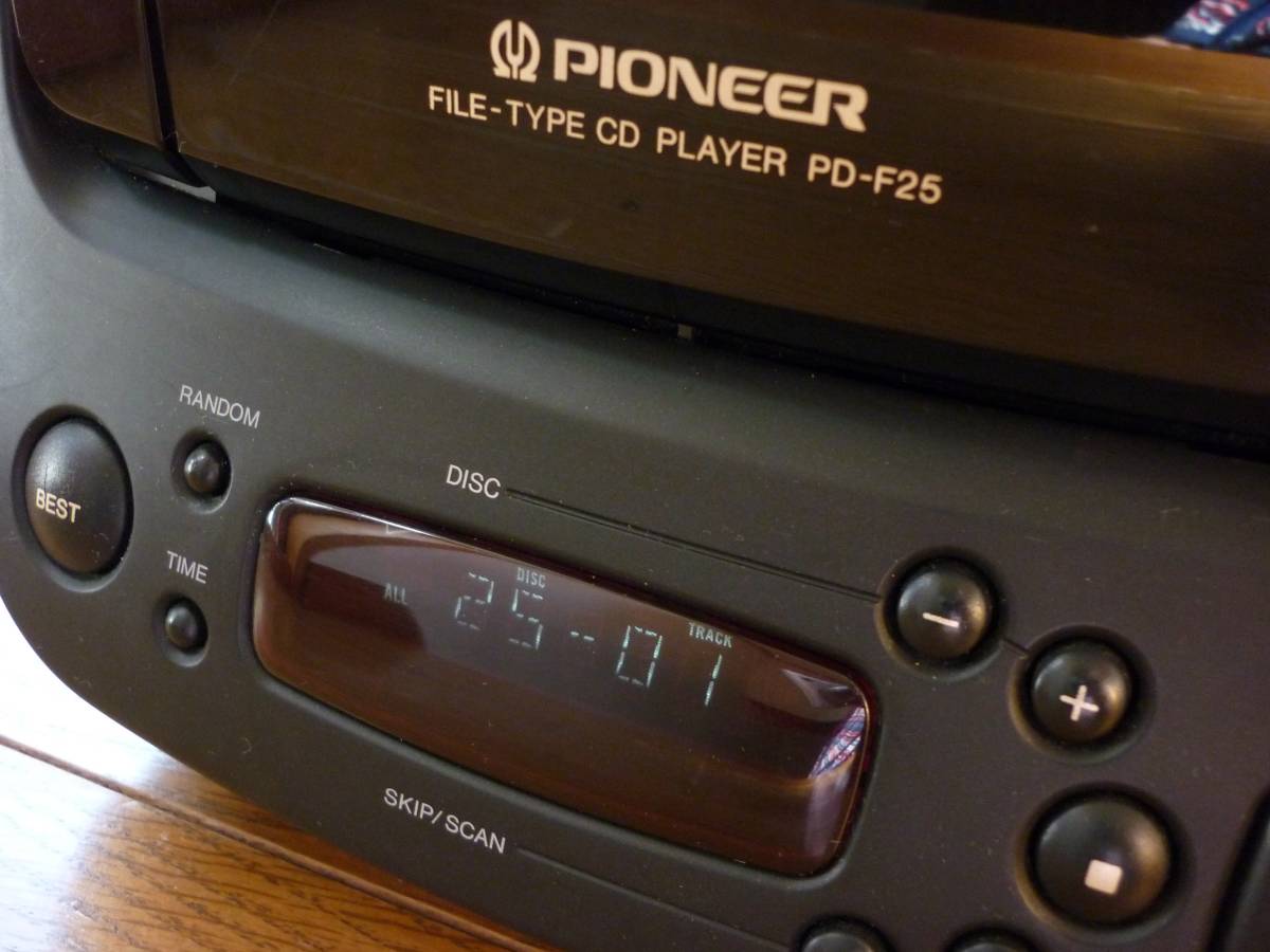 Pioneer 25連装CDチェンジャー PD-F25 液晶リモコン付【パイオニア】
