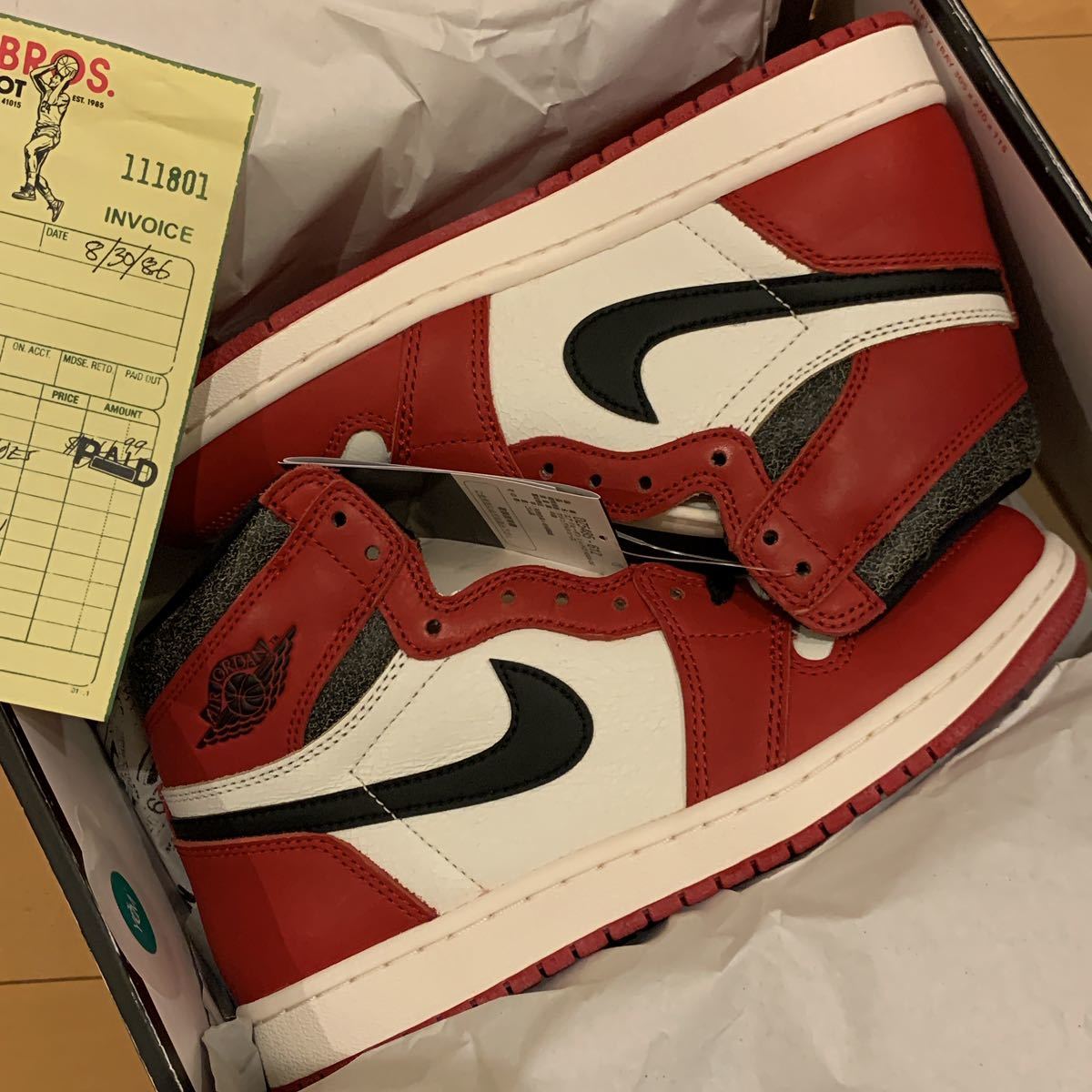 送料無料 Nike Air Jordan 1 High OG Lost & Found Chicago ナイキ