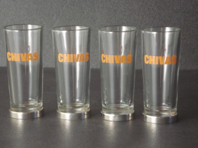 CHIVAS シーバスリーガル ウィスキーショットグラス 〈４個〉_画像2