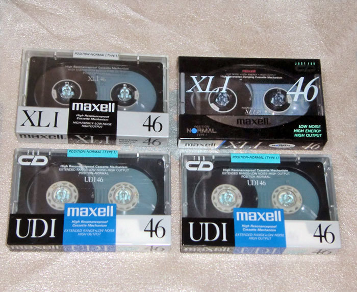 人気大割引 54 46 カセットテープUDⅠ maxell 120 新品未開封 合計20本