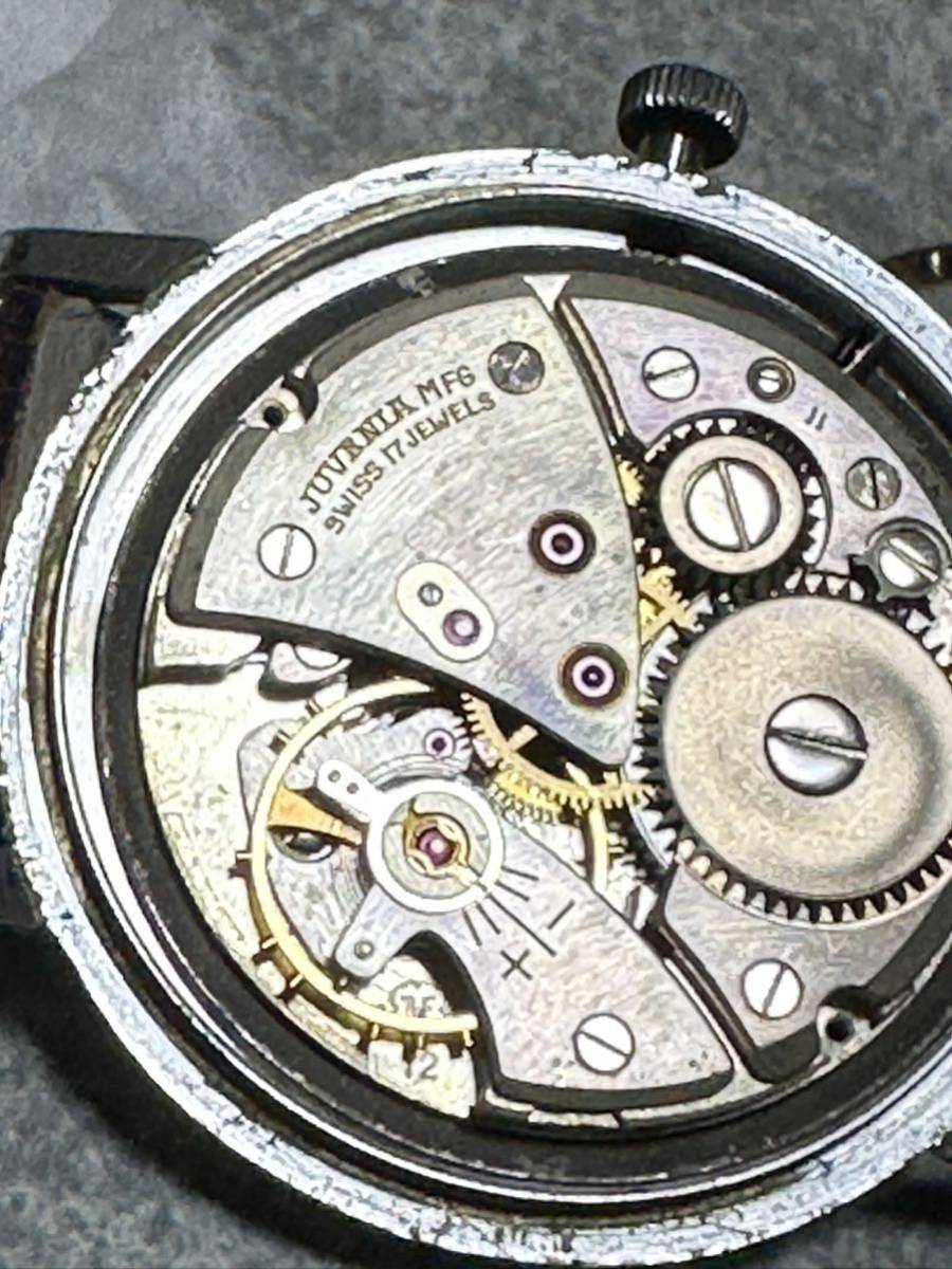 Juvenia Nautilus. 手巻き　Fabrique d'Horlogerie de Fontainemelon]フォンテンメロン時計製造所　FHF72ムーブ_画像7