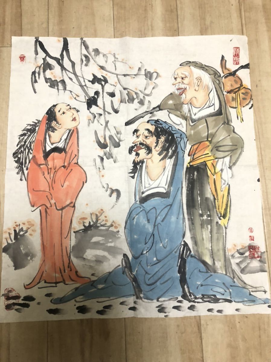 中国美術 中国 書画 肉筆 _画像1