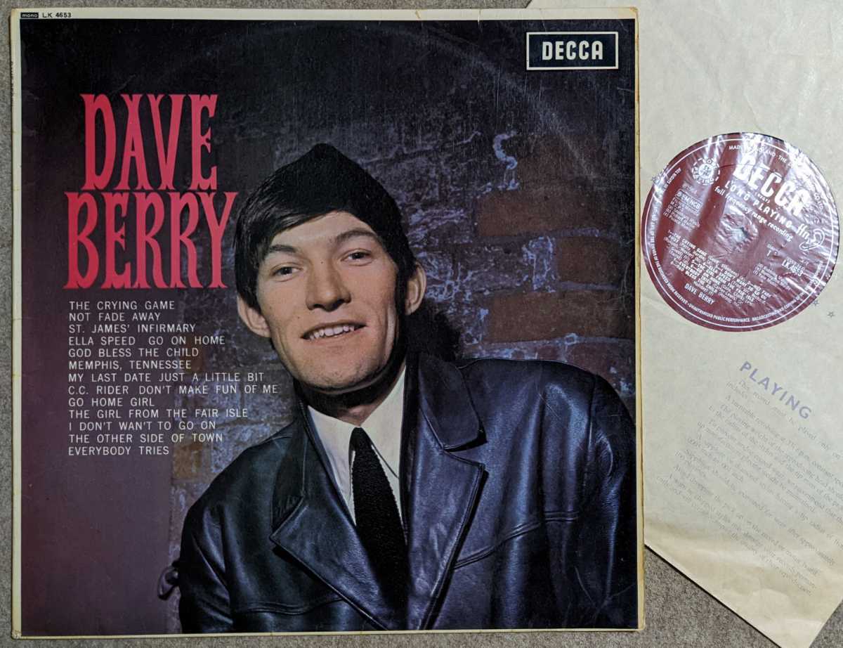 売上実績NO.1 Dave BERRY Same UK Open Decca Mono オリジナル