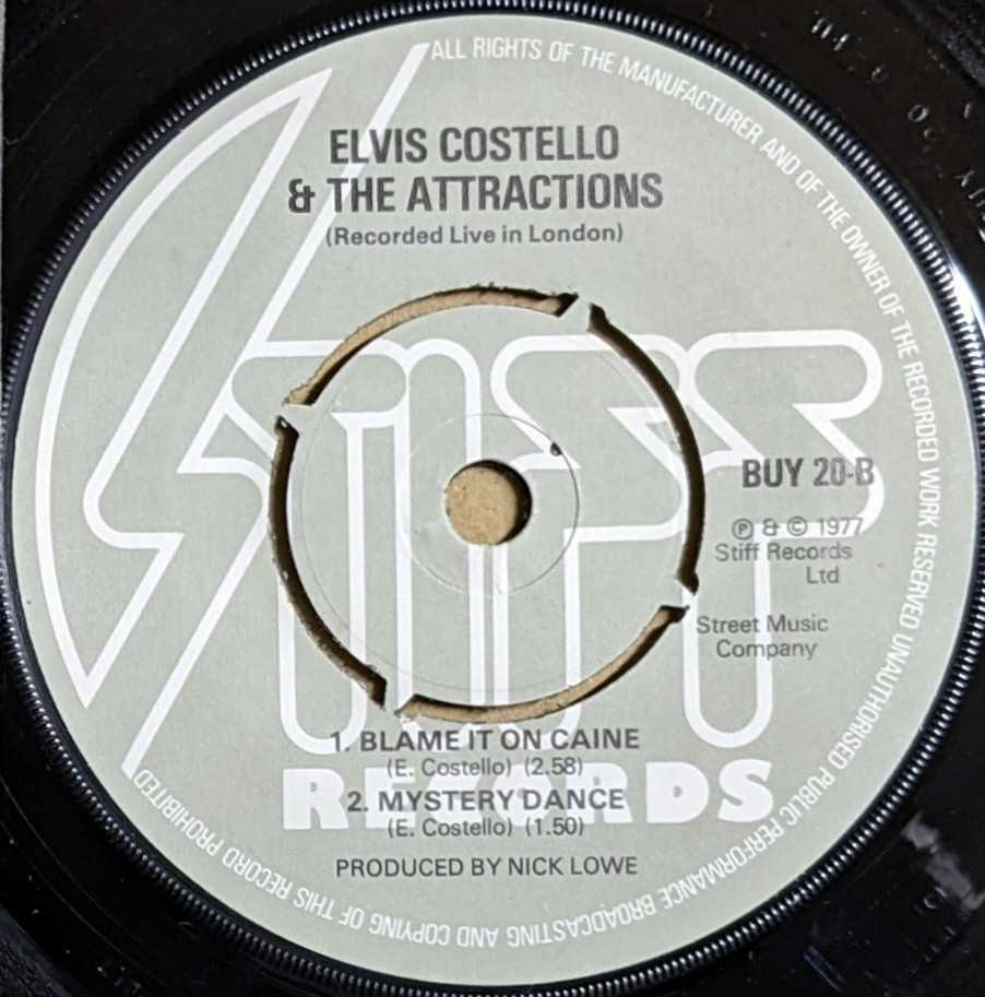 Elvis Costello-Watching The Detectives★英レア!Telephone Bookカヴァー7"/マト1_画像1