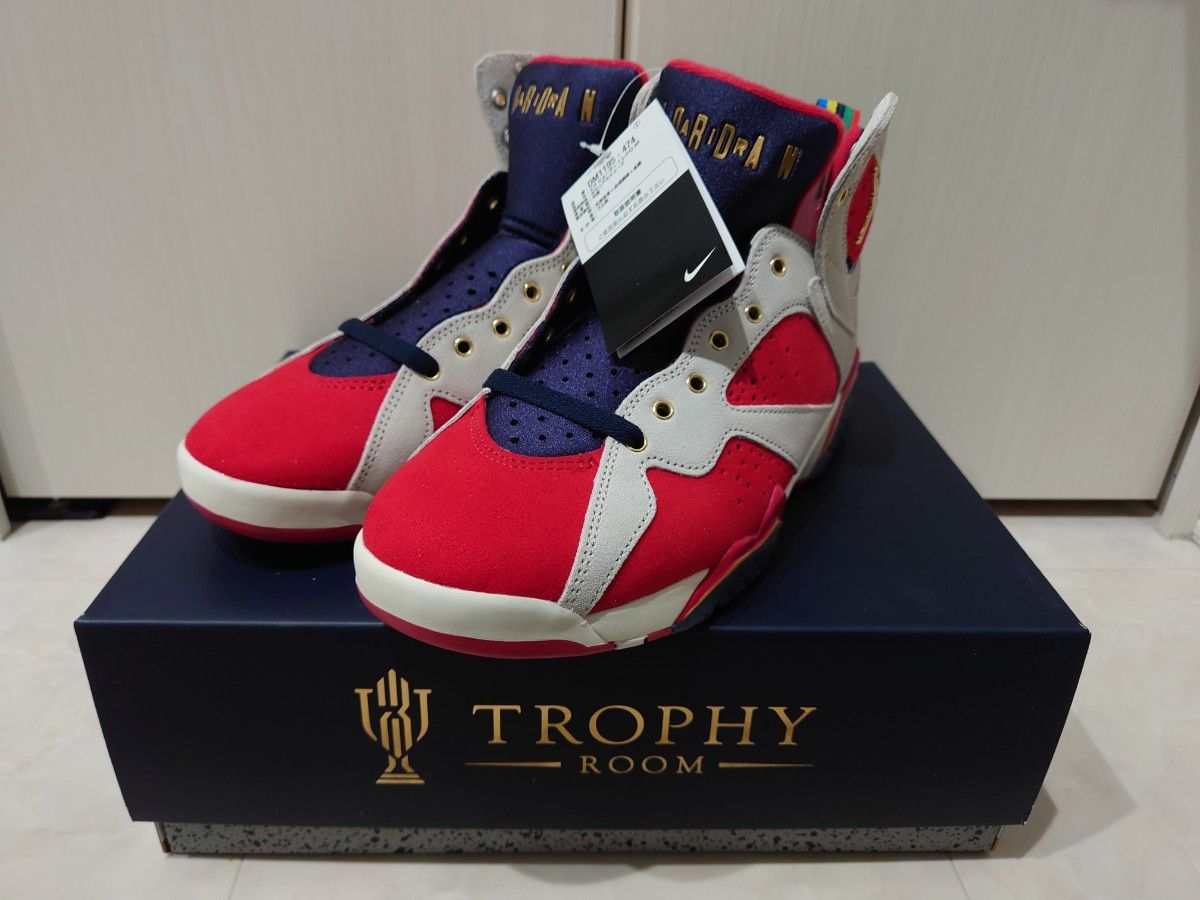 Trophy Room × Nike Air Jordan 7 "True Red and Obsidian"