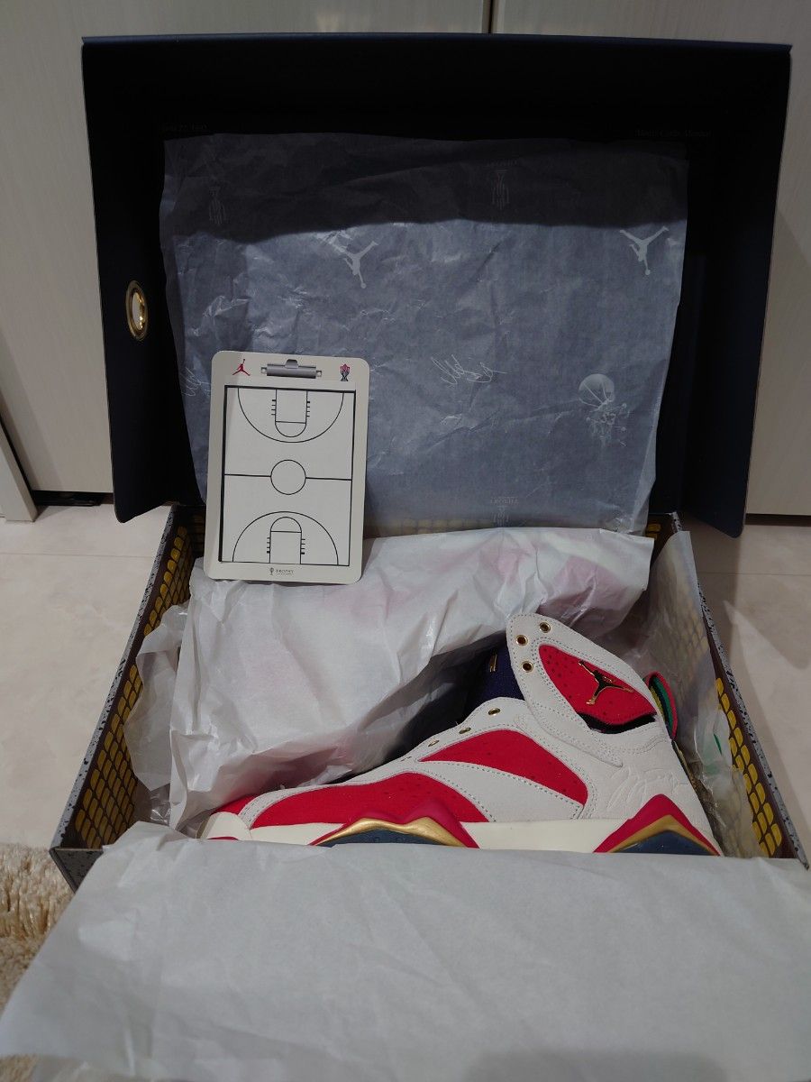 Trophy Room × Nike Air Jordan 7 "True Red and Obsidian"