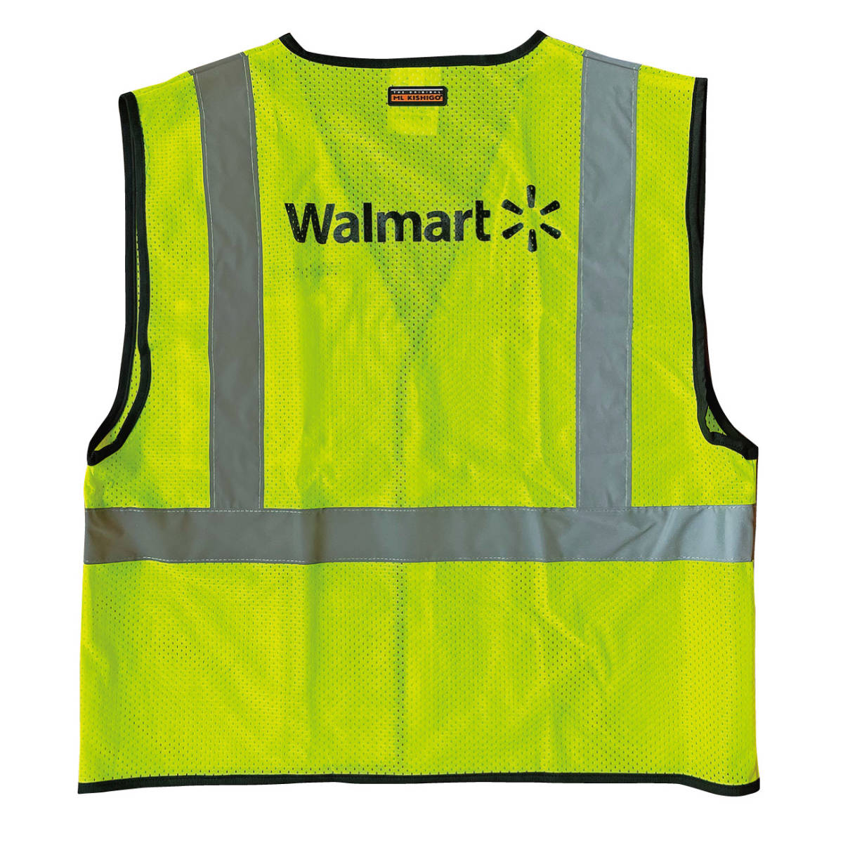 ウォルマート 蛍光 安全ベスト イエロー Walmart SECURITY VEST-YELLOW_画像2