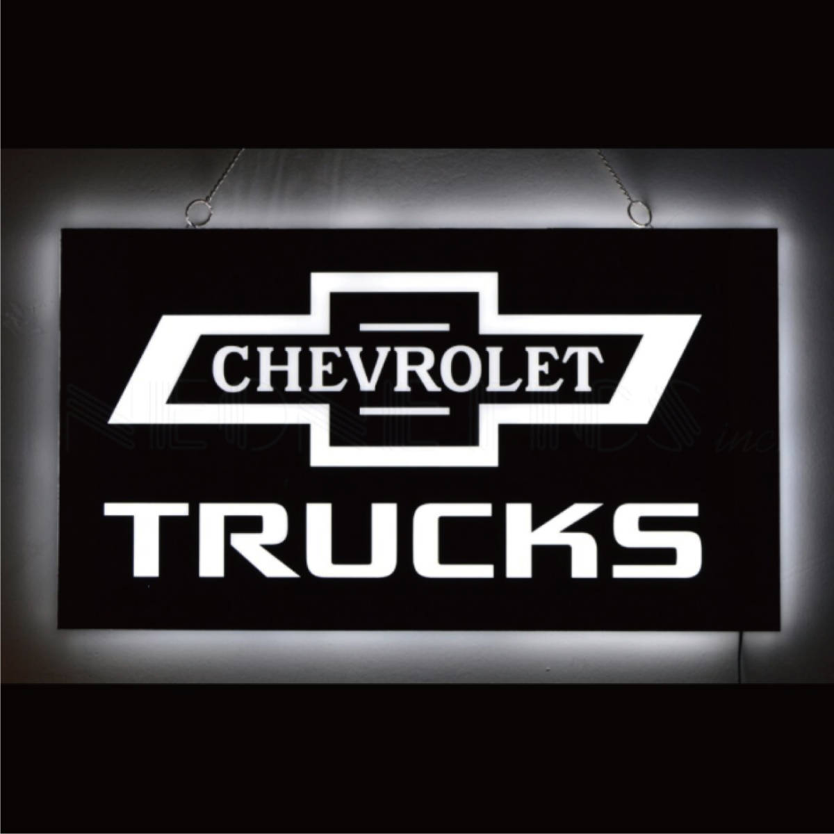 薄型 LEDライト 看板【シボレー トラック】 SLIM LINE LED SIGN 【CHEVROLET TRUCKS】
