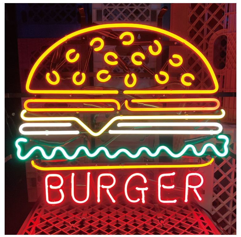 NEON SIGN【BURGER】/看板 ネオン ネオン管 BAR バー 店舗/アメリカン ...