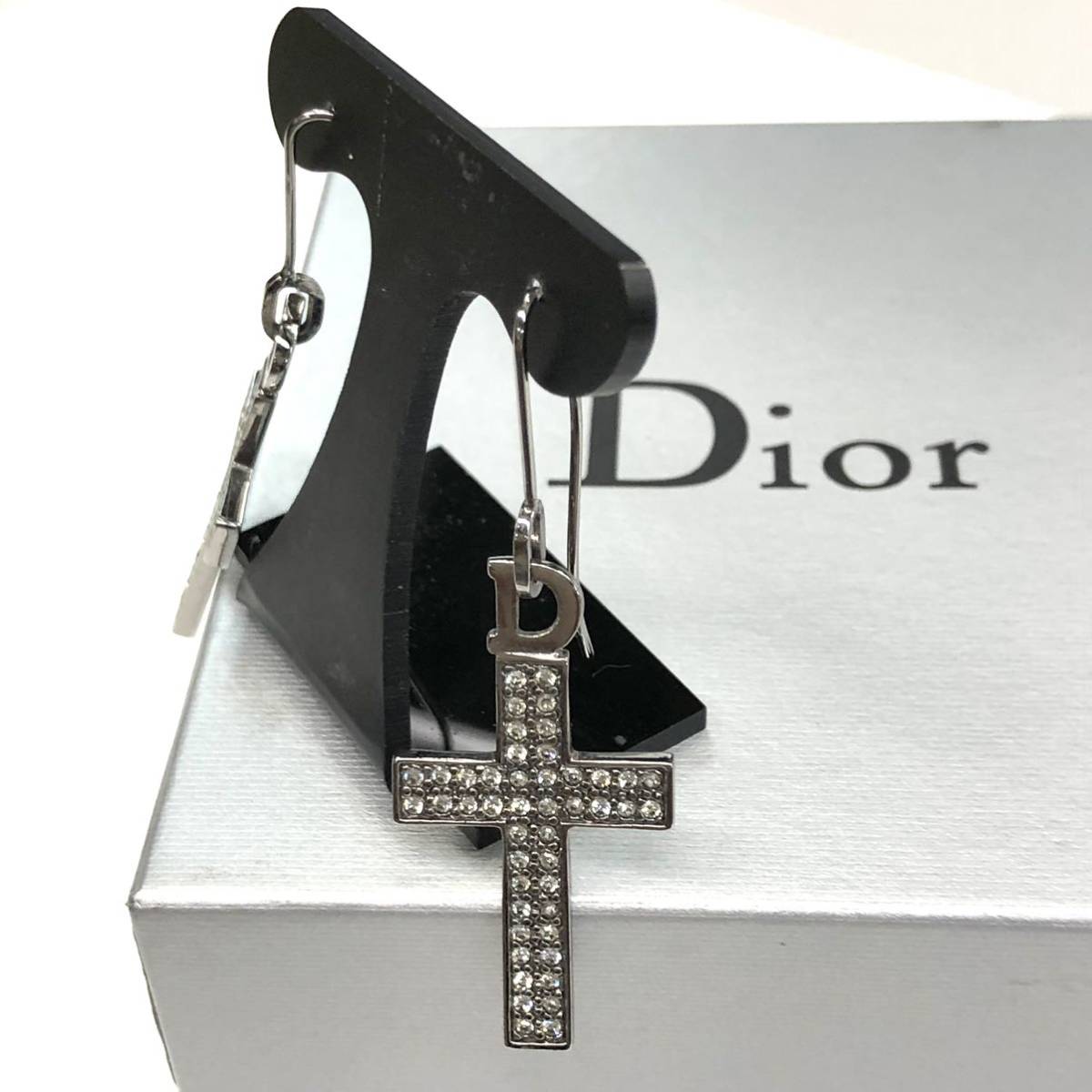 海外ブランド ピアス クロス Dior Christian クリスチャンディオール