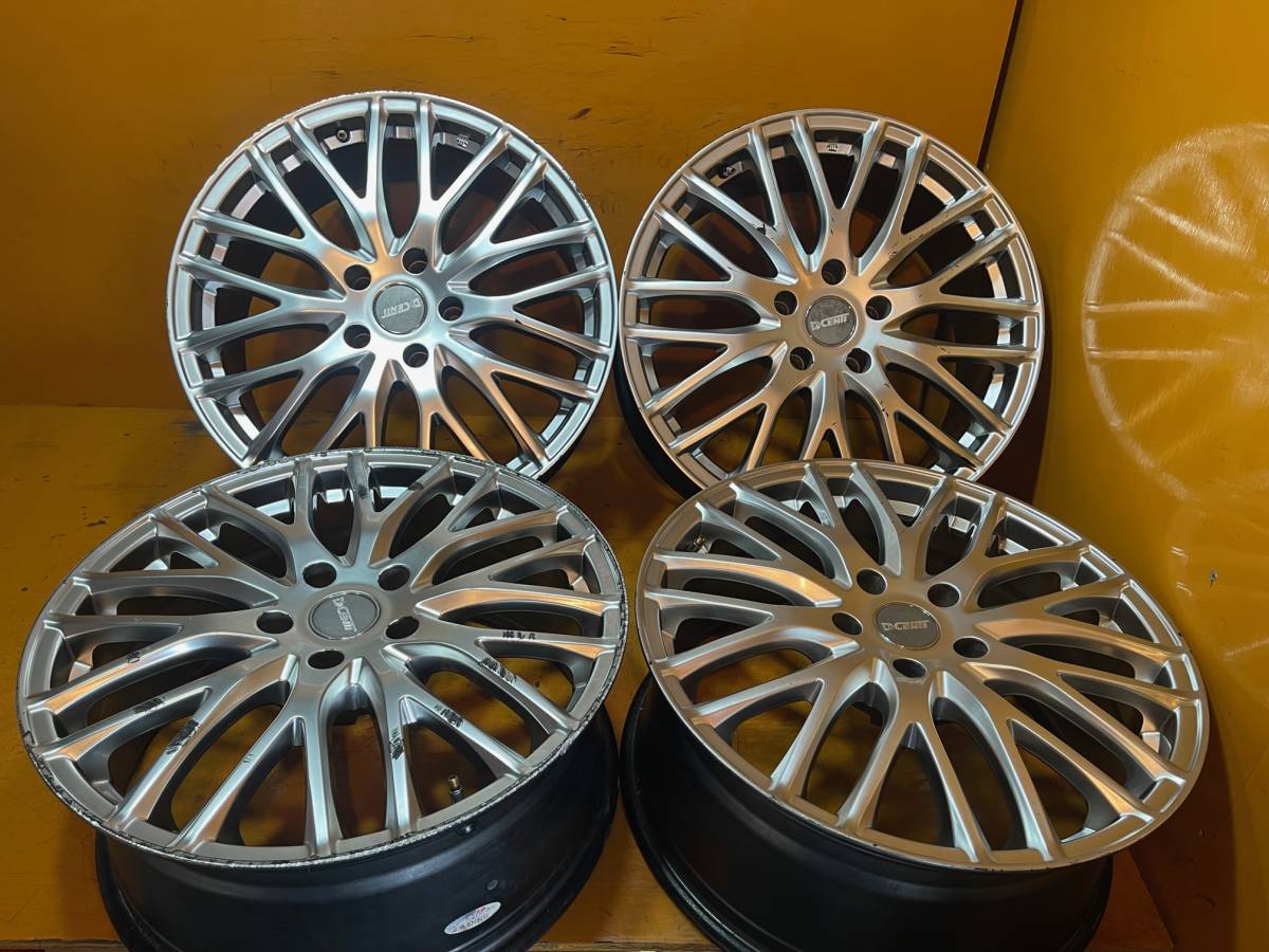 【AA253】ホイール4本*D CENTI 18×8JJ 5穴 PCD114.3 +45