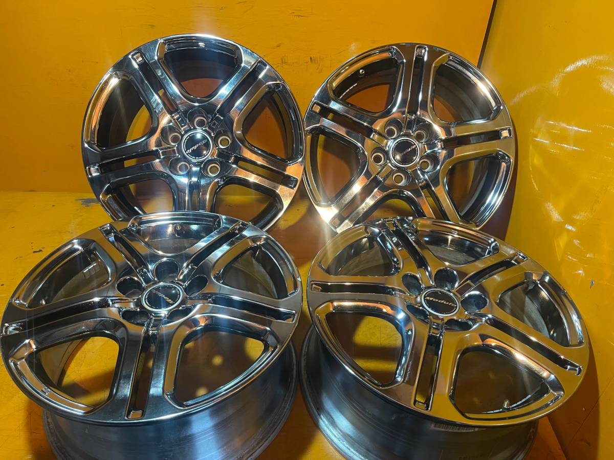国内在庫】 【AA263】ホイール4本*ホンダ 18×8JJ 5穴 PCD120 +55 5穴