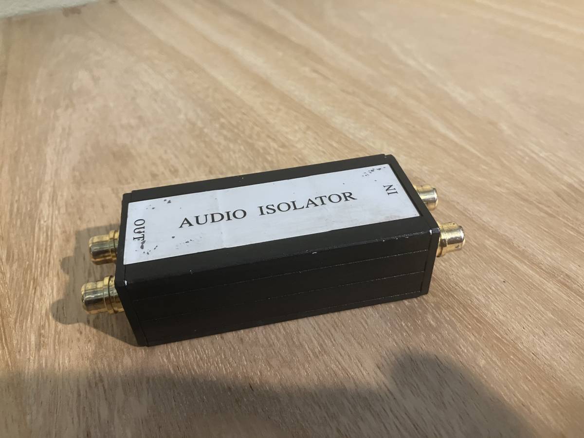 希少！アメリカ製AUDIO ISOLATOR 高透磁率ニッケル材料を採用トランス 電磁波など外乱ノイズなどをカット