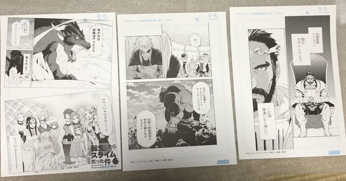 直筆 サイン 転生したらスライムだった件 当選品 転スラ アニメ 限定