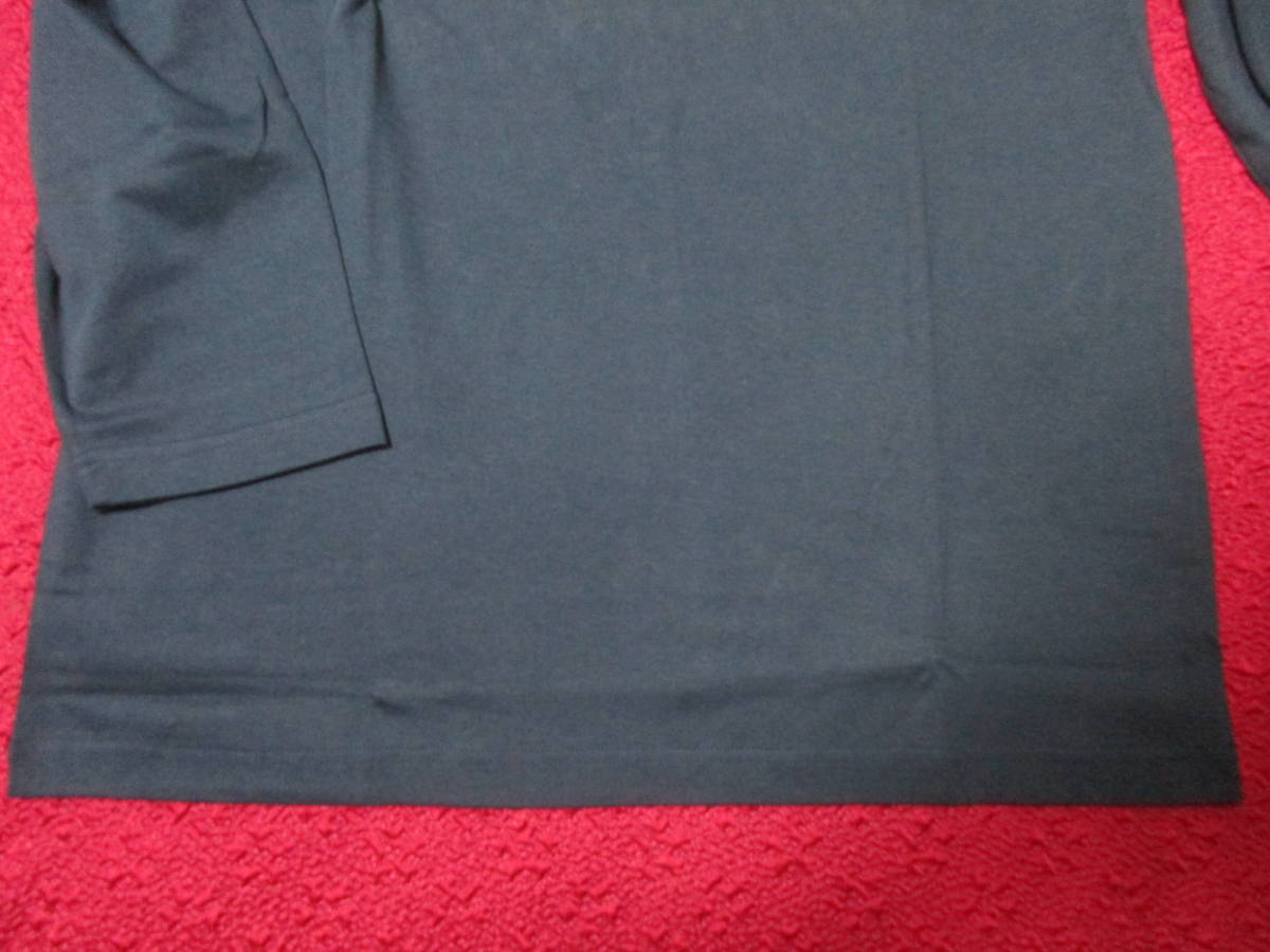 即決　タグ付き未使用　日本製　シーアイランドコットン　暖か綿ニットパジャマ紺系　Lサイズ　定価４4，000円　ゴールドラベル_画像8