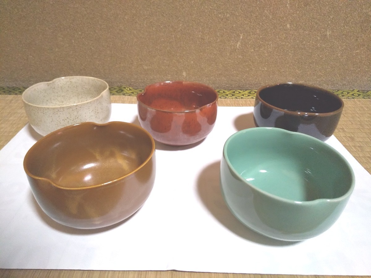 小鉢 和食器 陶器 色違い 5個