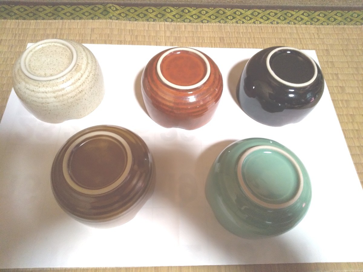 小鉢 和食器 陶器 色違い 5個