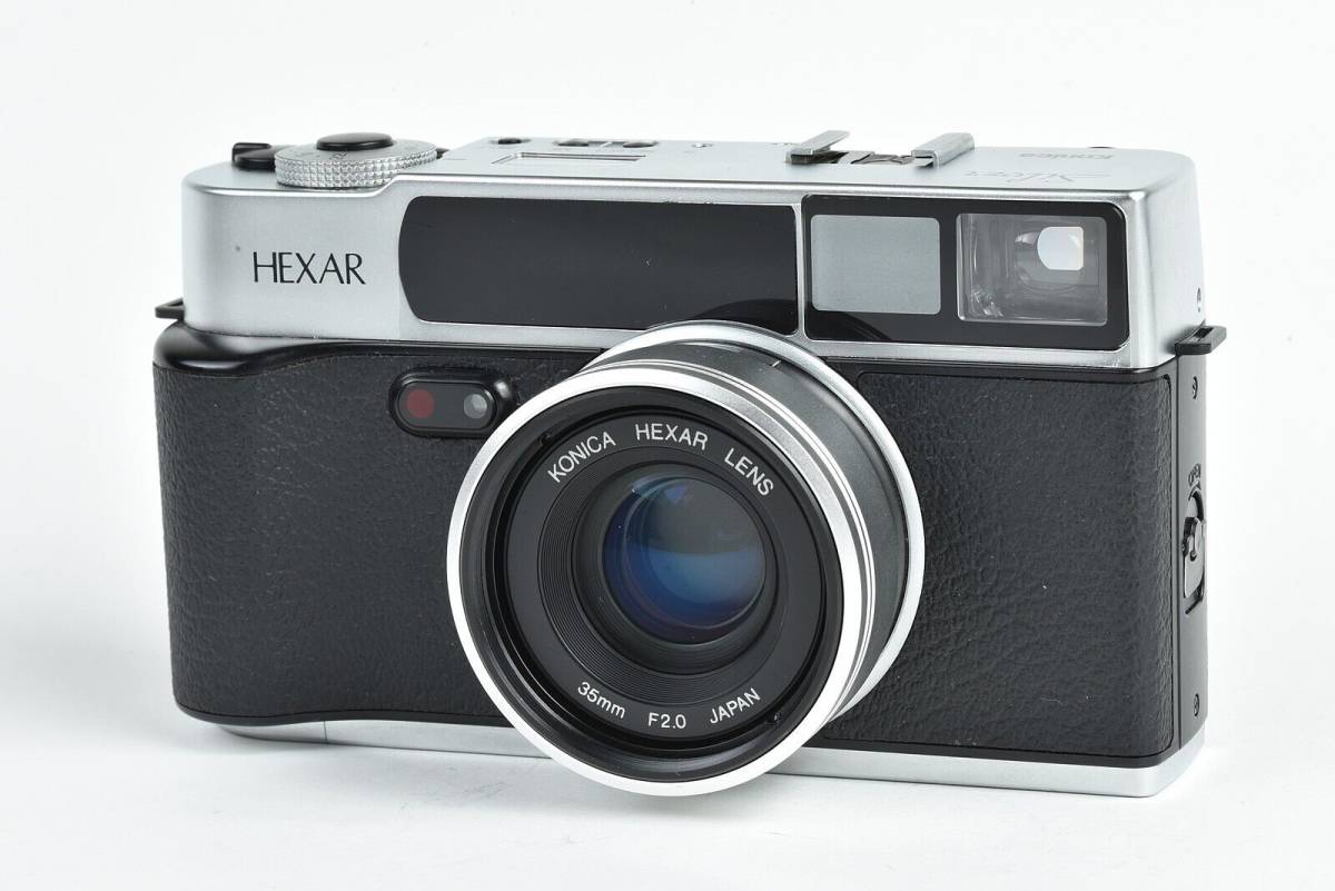 ★美品★Konica コニカ HEXAR ヘキサー シルバー フィルムカメラ♪/j53_画像2