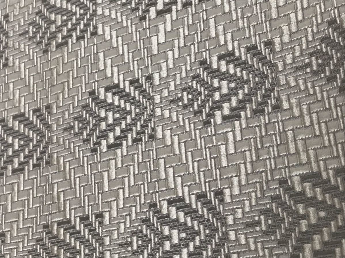 未使用品 着物 帯 正絹 仕立て上がり なごや帯 博多織 伝統的工芸品 紋八寸_画像3